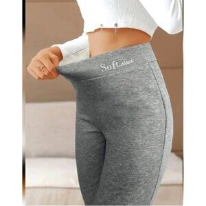 Soft Clouds Fleece Lined Thermal Women's Gary Leggings Size 4
